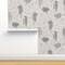 Baby Bear Woodland Forest Neutral Earth Tone Whimsical Bears Custom Removable Wallpaper by Spoonflower Peel & Stick Wallpaper 2FT Wide